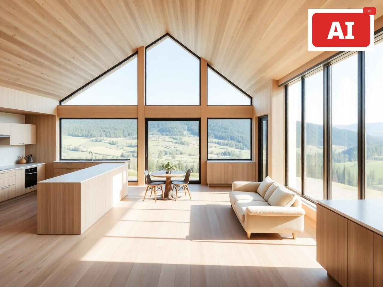 Lodge III · Le Belvédère, interior